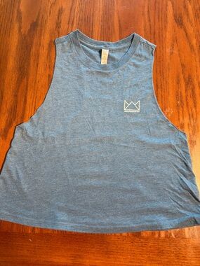 Sydney Cummings Houdyshell Royal Change Graphic Workout Tee with White Logo